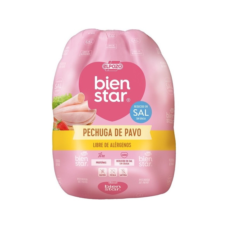 Pechuga de pavo Bien Estar (sin grasa y reducido en sal) Pechuga de pavo Bien Estar (sin grasa y reducido en sal)