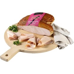Pechuga de pavo asada al horno reducida en sal y bajo en grasa